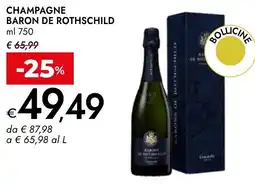 Bennet Champagne BARON DE ROTHSCHILD offerta