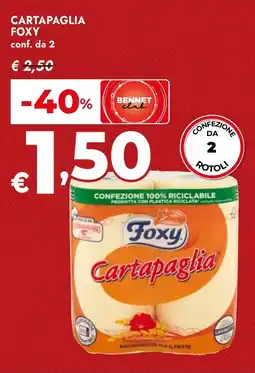 Bennet Cartapaglia FOXY offerta