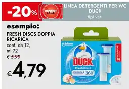 Bennet Fresh discs doppia ricarica DUCK offerta