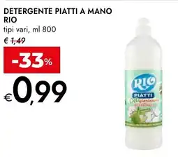 Bennet Detergente piatti a mano RIO offerta