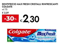 Bennet Dentifricio max fresh cristalli rinfrescanti COLGATE offerta