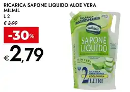 Bennet Ricarica sapone liquido aloe vera MILMIL offerta
