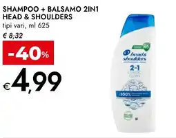 Bennet Shampoo + balsamo 2in1 HEAD & SHOULDERS offerta