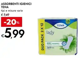 Bennet Assorbenti igienici TENA offerta