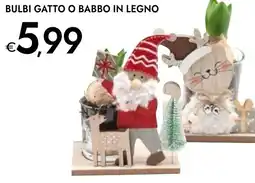Bennet Bulbi gatto o babbo in legno offerta