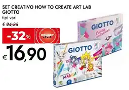 Bennet Set creativo how to create art lab GIOTTO offerta