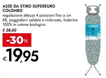 Bennet Asse da stiro supereuro colombo offerta