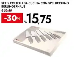 Bennet Set 5 coltelli da cucina con spelucchino BERLINGERHAUS offerta