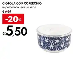 Bennet Ciotola con coperchio offerta