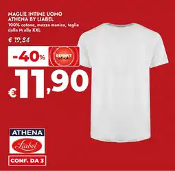 Bennet Maglie intime uomo ATHENA BY LIABEL offerta