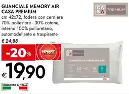 Bennet Guanciale memory AIR CASA PREMIUM offerta