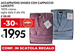 Bennet Accappatoio unisex con cappuccio LANCETTI offerta