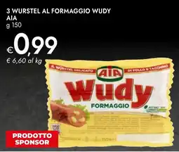 Bennet 3 wurstel al formaggio wudy AIA offerta