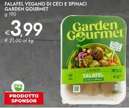 Bennet Falafel vegano di ceci e spinaci GARDEN GOURMET offerta