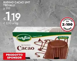 Bennet Budino cacao UHT TREVALLI offerta