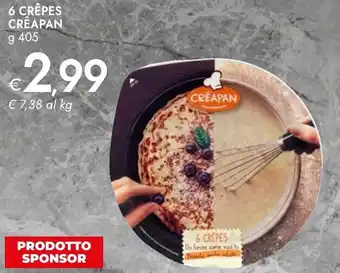 Bennet 6 crêpes CREAPAN offerta