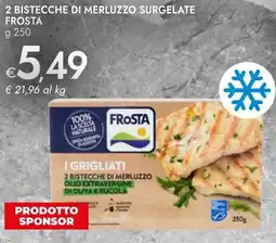 Bennet 2 bistecche di merluzzo surgelate FROSTA offerta