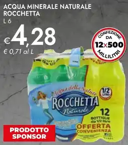 Bennet Acqua minerale naturale ROCCHETTA offerta
