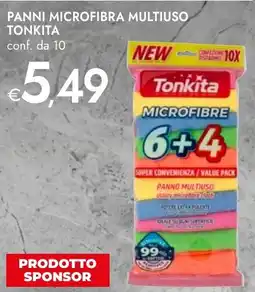 Bennet Panni microfibra multiuso TONKITA offerta