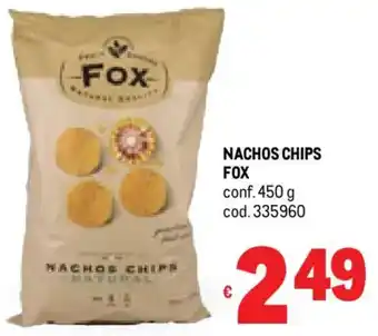 Metro Nachos chips FOX offerta