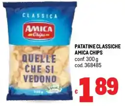 Metro Patatine classiche AMICA CHIPS offerta