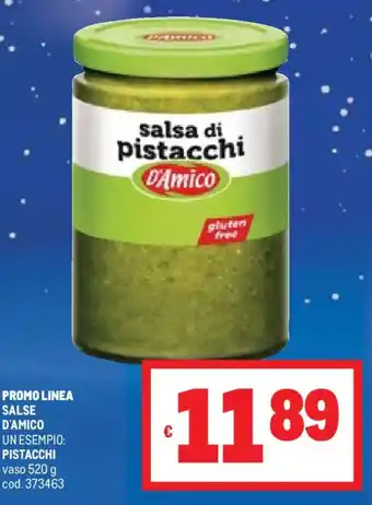 Metro Salse D'AMICO offerta