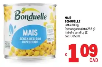 Metro Mais BONDUELLE offerta