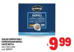 Metro Cialde compostabili espresso bar napoli caffè MOTTA offerta