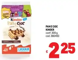 Metro Pane cioc KINDER offerta