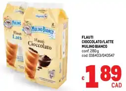 Metro Flauti cioccolato/latte MULINO BIANCO offerta