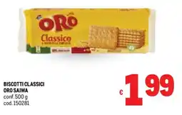 Metro Biscotti classici ORO SAIWA offerta