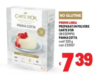 Metro Preparati in polvere CARTE D'OR offerta