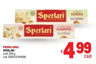 Metro Sperlari offerta