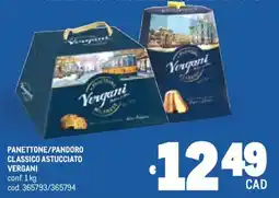 Metro Panettone/pandoro classico astucciato VERGANI offerta