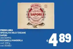 Metro Specialita' dolci toscane SAPORI offerta