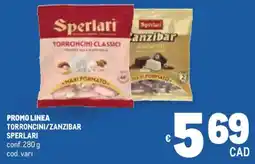Metro Torroncini/zanzibar SPERLARI offerta