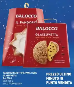 Metro Pandoro/panettone/panettone BALOCCO offerta