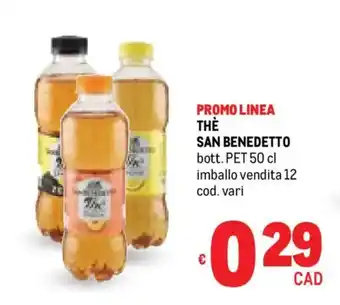 Metro Thè SAN BENEDETTO offerta