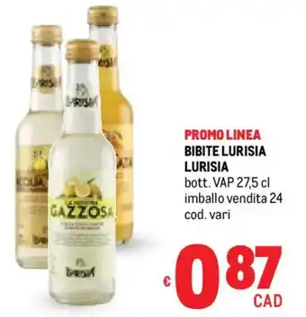 Metro Bibite LURISIA offerta