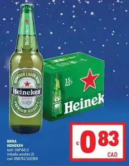 Metro Birra HEINEKEN offerta
