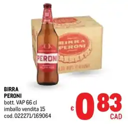 Metro Birra PERONI offerta