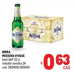 Metro Birra MESSINA VIVACE offerta