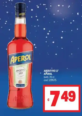 Metro Aperitivo 11° APEROL offerta