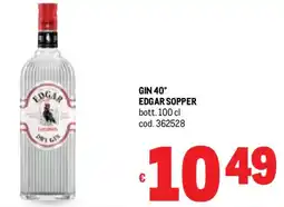 Metro Gin 40° EDGAR SOPPER offerta