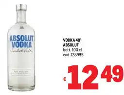 Metro Vodka 40° ABSOLUT offerta