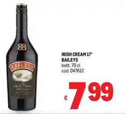Metro Irish cream 17° BAILEYS offerta