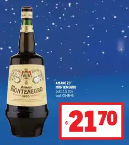 Metro Amaro 23° MONTENEGRO offerta