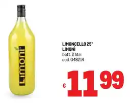 Metro Limoncello 25° LIMONÌ offerta