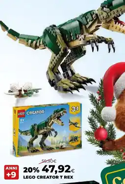 Extracoop Lego creator t rex offerta