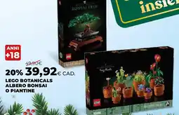 Extracoop Lego botanicals albero bonsai o piantine offerta